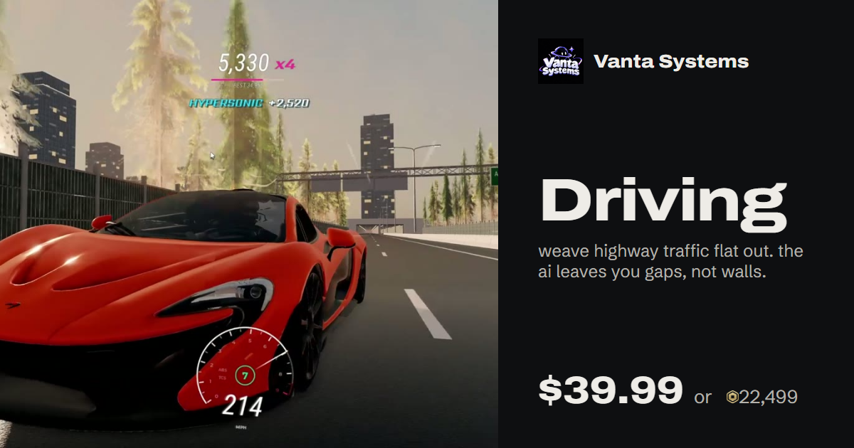 Switch System Card Driving: Vanta Systems